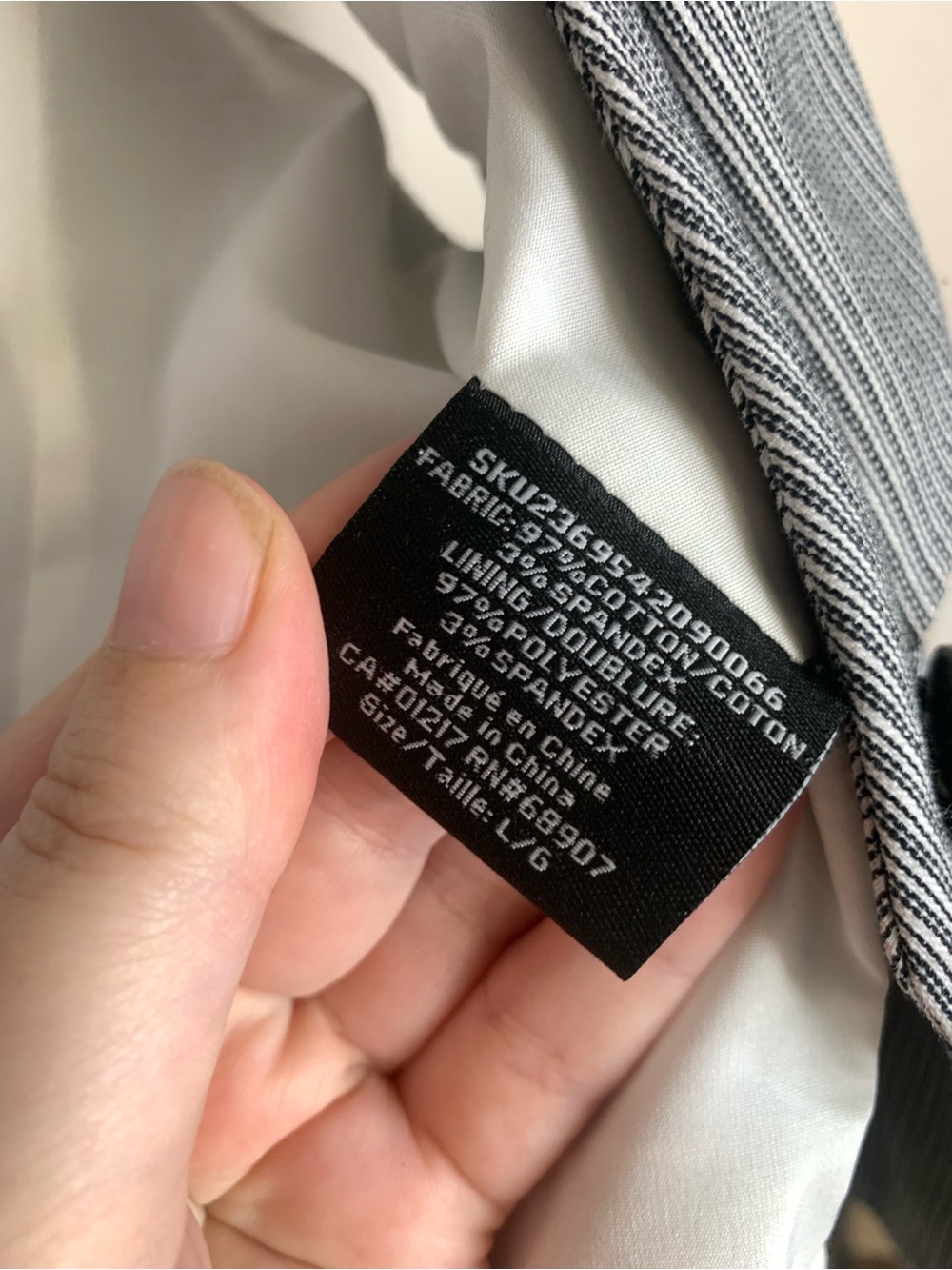 le château Y2K Pinstripe Gray Double-Breasted Vest L - Picture 3 of 13